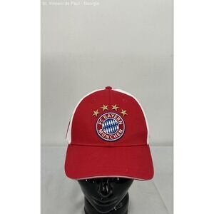 FC BAYERN MUNCHEN Munich Soccer Hat Men's One Size Football Cap Germany VGC